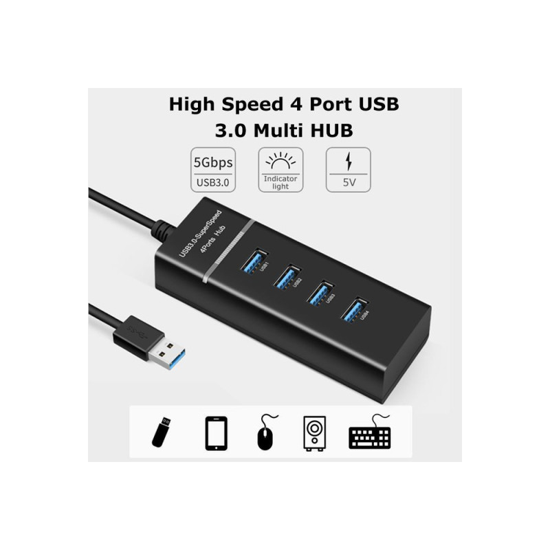 Hub USB Multi-extension Pour Diviseur Multi-hub USB 3.0 Hub USB Multi-extension Pour Diviseur Multi-hub USB 3.0