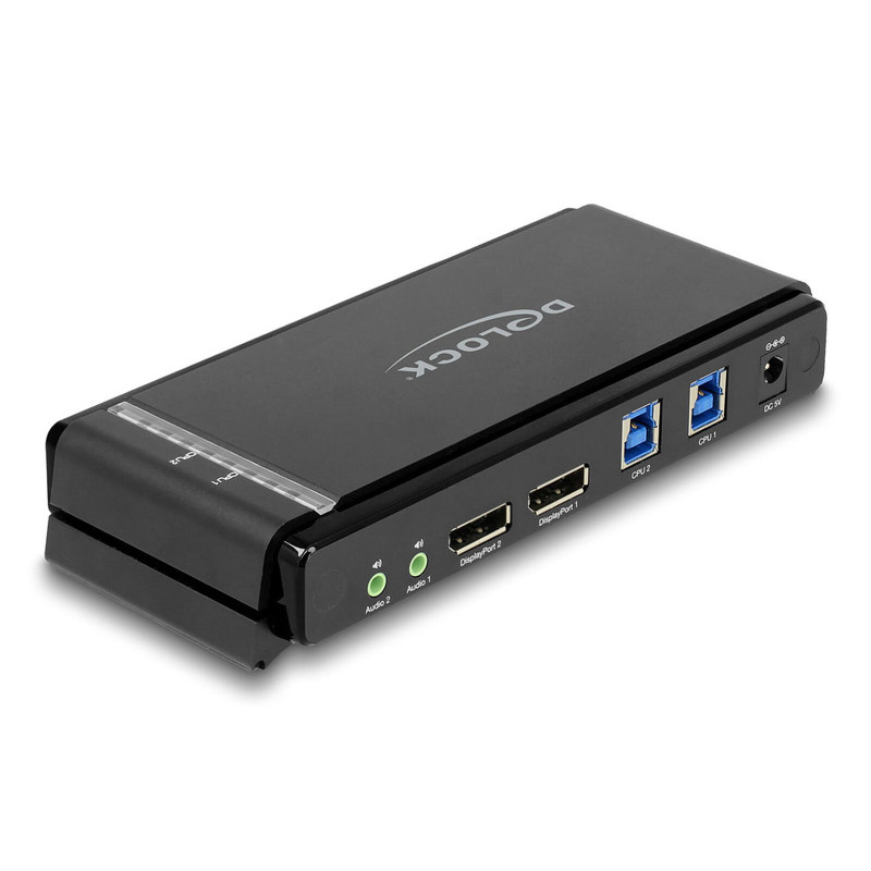 Switch KVM DeLock Commutateur KVM DisplayPort 1.4 - 2 Switch KVM DeLock Commutateur KVM DisplayPort 1.4 - 2