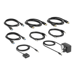Switch KVM DeLock Commutateur KVM DisplayPort 1.4 - 2