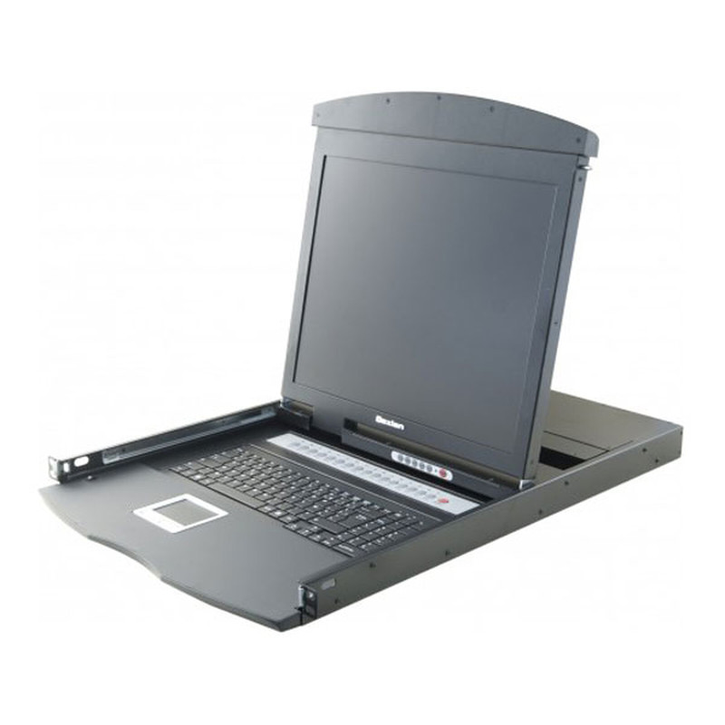 Dexlan DXDR1916-VUP Console rackable KVM 16 ports avec 16 câbles
