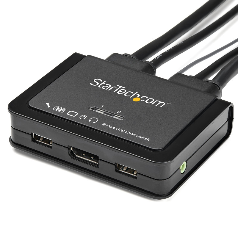 Commutateur KVM StarTech.com KVM Switch 2 ports DisplayPort 4K