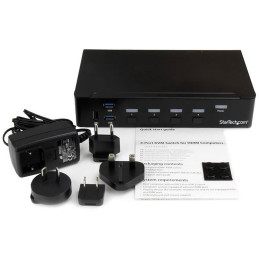 Commutateur KVM StarTech.com KVM switch écran clavier souris HDMI USB 3.0
