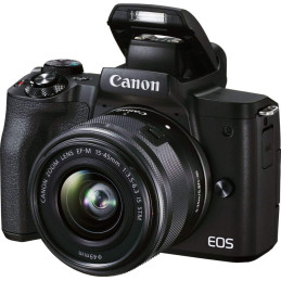 Canon Hybride Pack EOS M50 Mark II Noir + Ef-M 15-45 mm -