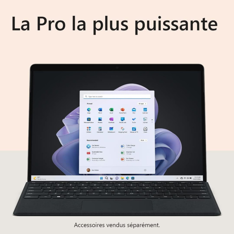 Microsoft Surface Pro 9 Core I5-12ème Gen - 8GO - 512 SSD - Microsoft Surface Pro 9 Core I5-12ème Gen - 8GO - 512 SSD -