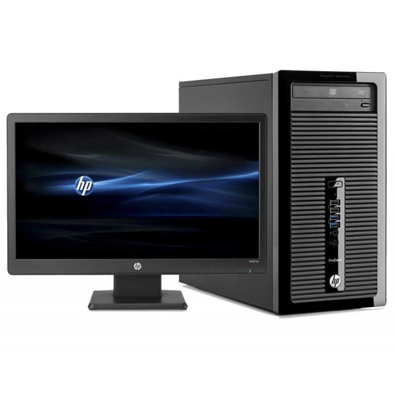 HP Prodesk 400 G4 Core I7 / 8 Gb / 512 SSD ou 1TB HDD / 22 Pouces - Ordinateur de bureau