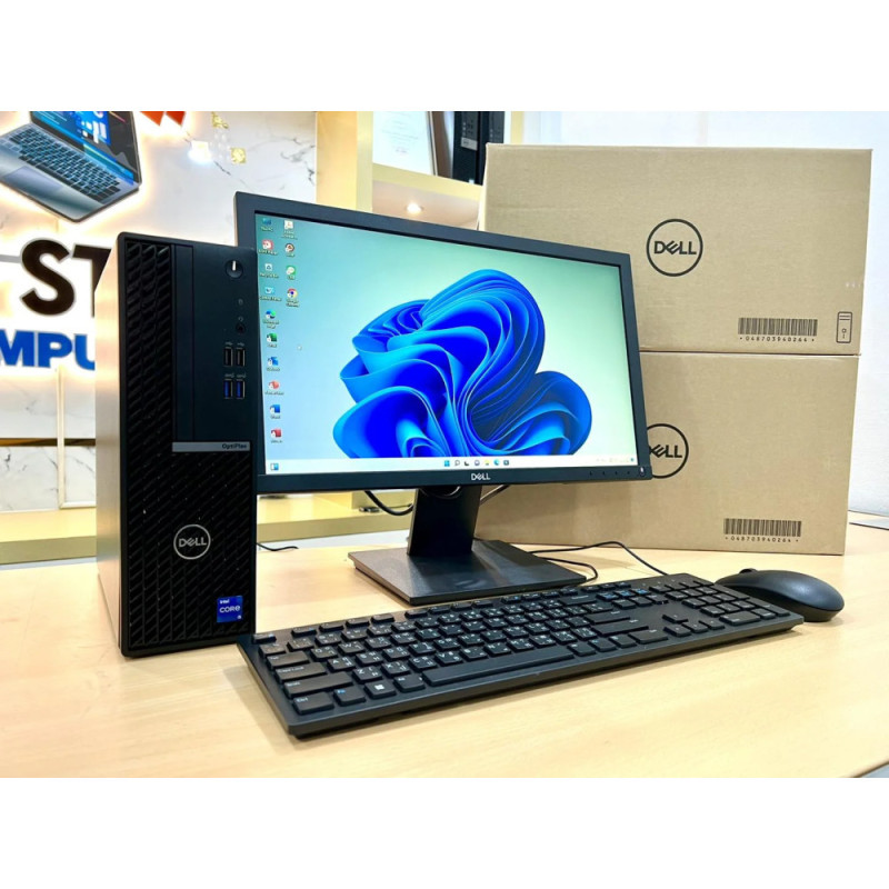 DELL Optiplex 7010 Core I7 / 8GB / 512 SSD / DVD / DOS / Ecran 22 Pouces FHD - Ordinateur de bureau
