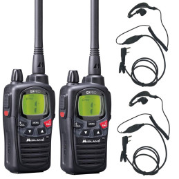 Pack 2 G9 PRO Duo + 2 Oreillettes offertes - Talkie Walkie