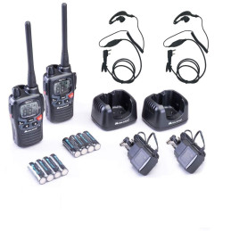 Pack 2 G9 PRO Duo + 2 Oreillettes offertes - Talkie Walkie