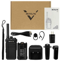 Retevis RB637 2.0 + Oreillette Bluetooth Offerte - Talkie Walkie