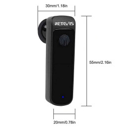 Retevis RB637 2.0 + Oreillette Bluetooth Offerte - Talkie Walkie