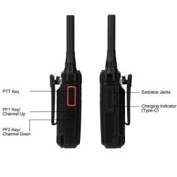 Retevis RB637 2.0 + Oreillette Bluetooth Offerte - Talkie Walkie