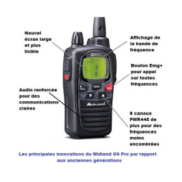 Pack G9 Pro Trio + Mallette de transport - Talkie Walkie