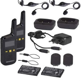 Pack de 6 Motorola XT185 + Oreillettes - Talkie Walkie Pack de 6 Motorola XT185 + Oreillettes - Talkie Walkie
