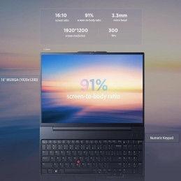 Lenovo ThinkPad E16 Core i5-13420H 16 Go de RAM, SSD 512 Go -