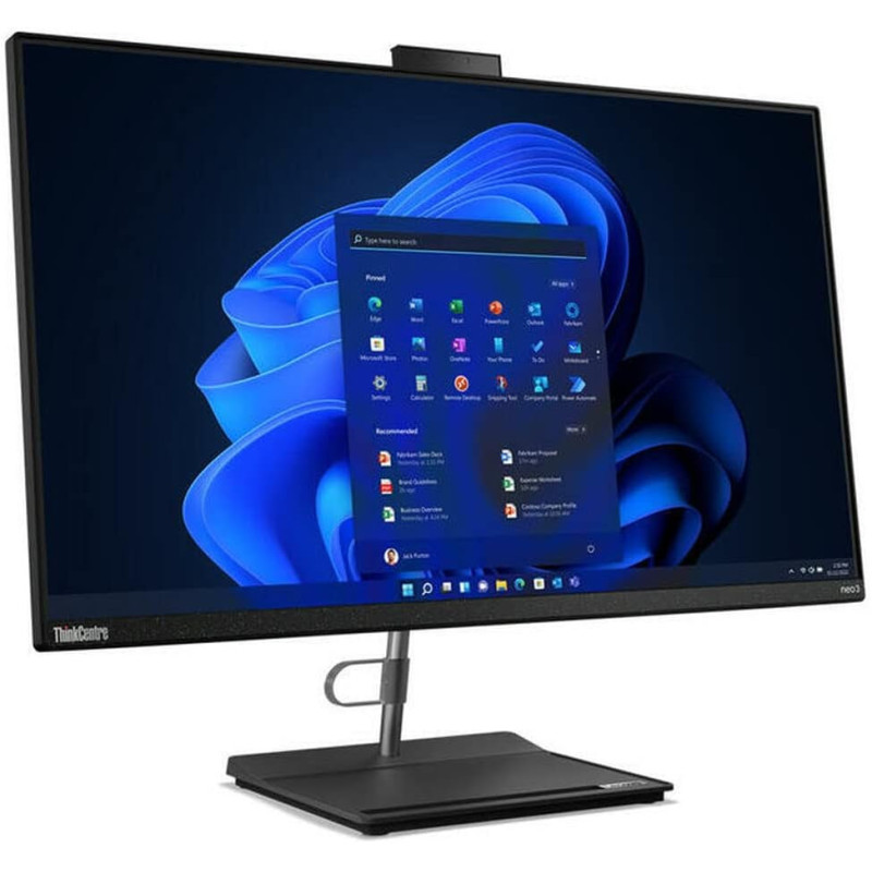 Lenovo Think Centre NEO 30A Core I5 / 8 GO / 512 SSD / DOS / 12ème Gen 27 pouces - Ordinateur de Bureau Tout en Un