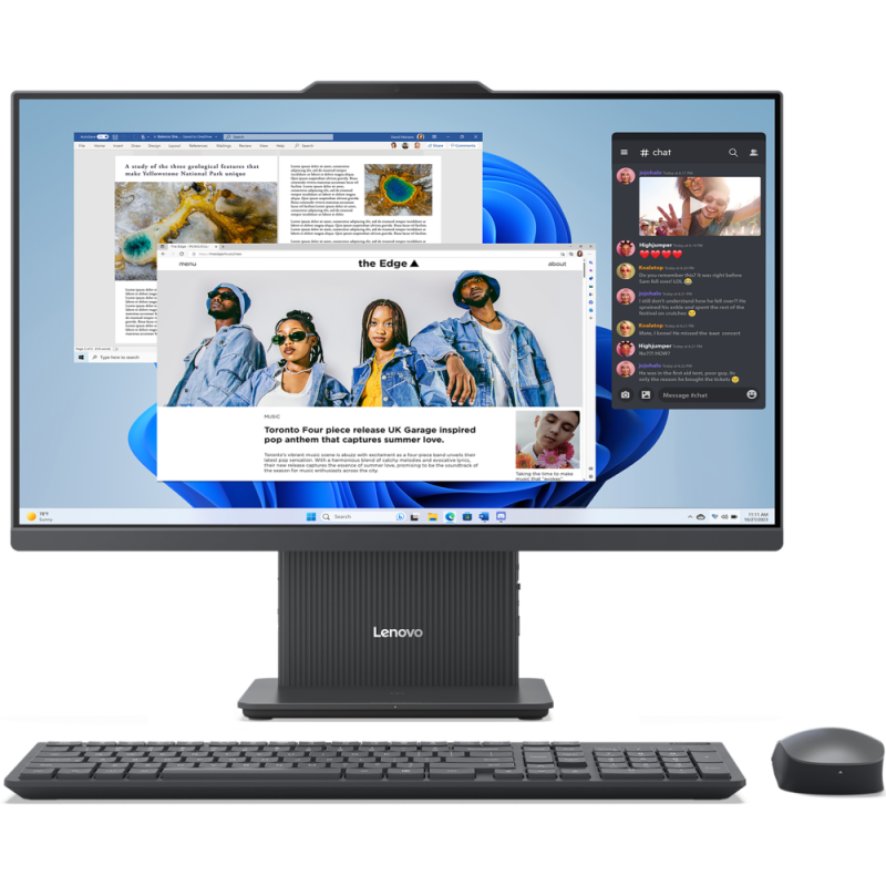 Lenovo Think Centre 24irh9 Core I7 / 8GO / 512 SSD / DOS /13ème