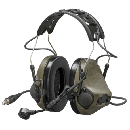 3M Peltor ComTac VIII J11 vert - Casque Électronique Anti Bruit