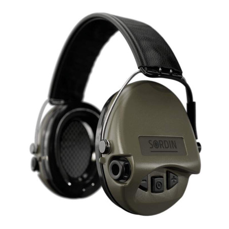 Sordin SUPREME PRO Vert - Serre-Tête - Casque Électronique Anti