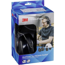 Pack de 2 Peltor WorkTunes Pro - Casque Anti Bruit Passif