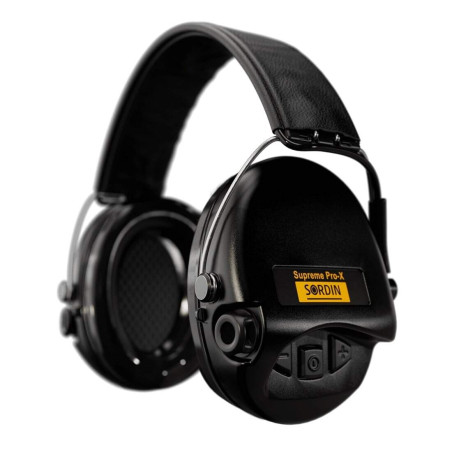Sordin SUPREME PRO X Noir - Serre-tête - Casque Électronique
