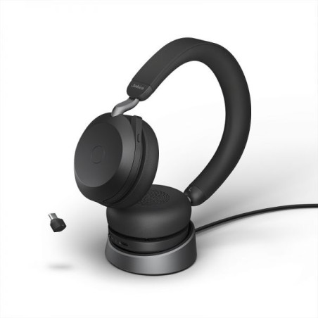 Micro-casque - Jabra Evolve2 75 USB-C + Socle de charge