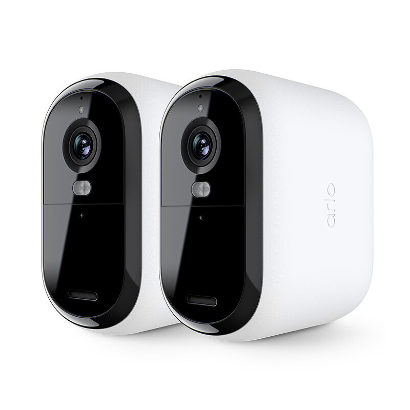Caméra de sécurité Arlo Essential 2K XL Outdoor - Blanc (x 2) - 9PB00609672 - Vidéosurveillance