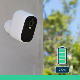 Caméra de sécurité Arlo Essential 2K XL Outdoor - Blanc (x 2) - 9PB00609672 - Vidéosurveillance