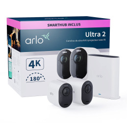 Caméra de sécurité - Arlo Ultra 2 Security System 2 Camera Kit