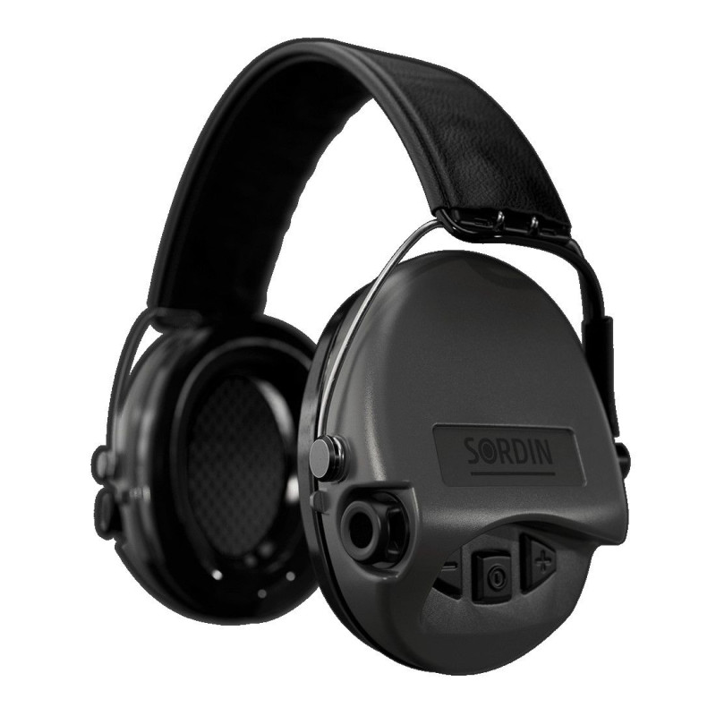 Sordin SUPREME PRO Noir - Serre-tête - Casque Électronique Anti
