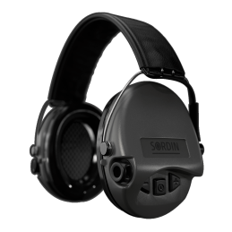 Sordin SUPREME PRO Noir - Serre-tête - Casque Électronique Anti