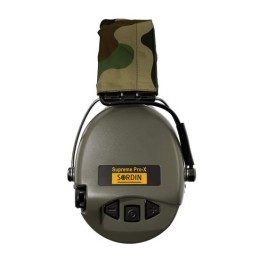 Sordin SUPREME PRO X LED Vert (GEL) - Serre-tête Camo - Casque