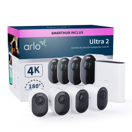 Caméra de sécurité Arlo Ultra 2 Security System 4 Camera Kit -