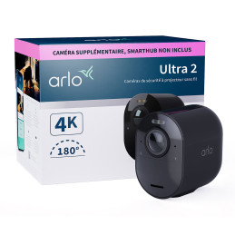 Caméra de sécurité Arlo Ultra 2 - Noire (VMC5040B) -