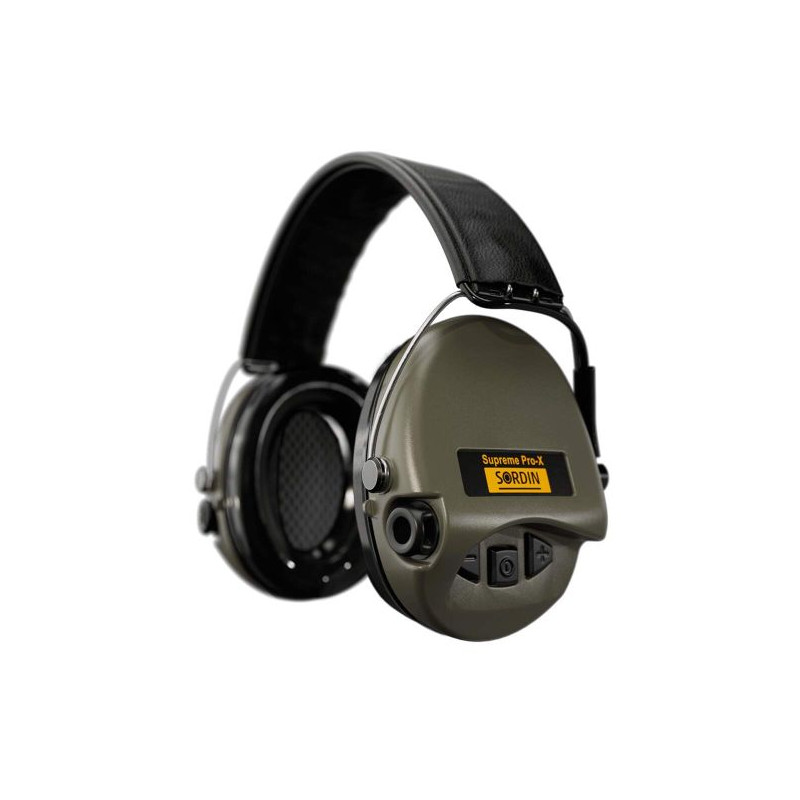 Sordin Supreme Pro X Vert - Serre-Tête cuir - Casque