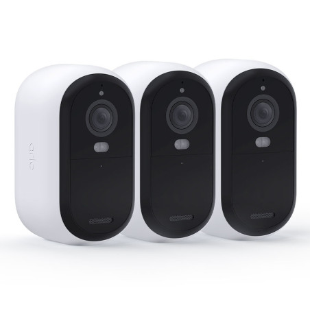 Caméra de sécurité Arlo Essential 2K Outdoor - Blanc (x 3) -