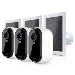Caméra de sécurité Arlo Essential 2K Outdoor + paneau solaire -