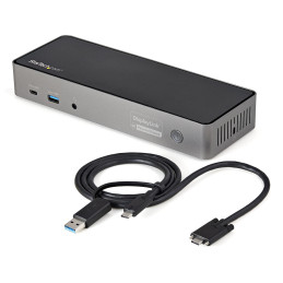 Station d'accueil USB-C et USB-A Triple 4K 30 Hz avec Power