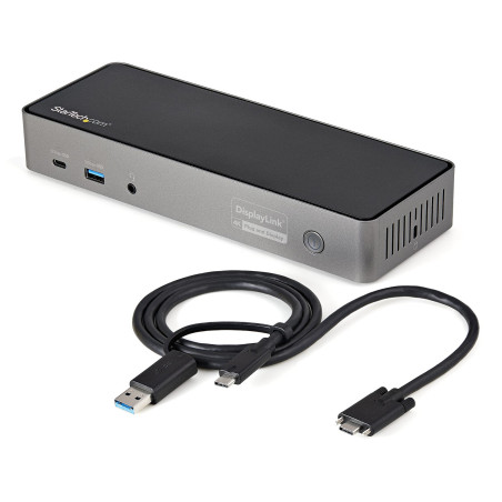 Station d'accueil USB-C et USB-A Triple 4K 30 Hz avec Power