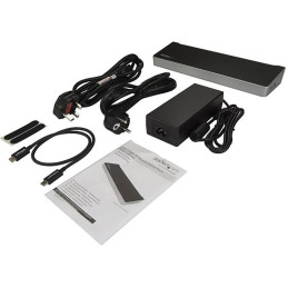 Station d'accueil USB-C triple affichage 4K pour PC portable -