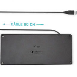 i-tec Thunderbolt 3/USB-C 3x Display Docking Station + Power