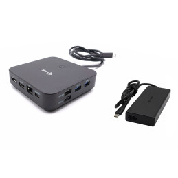 i-tec USB-C HDMI Dual DP Docking Station + Power Delivery 100W