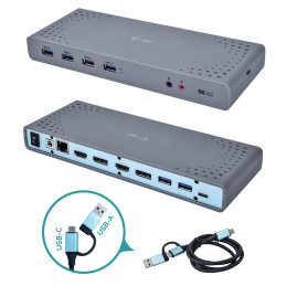 i-tec Dual Display Docking Station - CADUAL4KDOCK