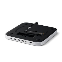 SATECHI Stand & Hub Mac Mini / Mac Studio Argent - SA-ST-GMMSHS