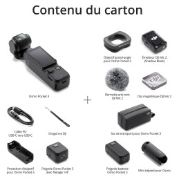 DJI Osmo Pocket 3 Creator Combo - Caméra Sportive