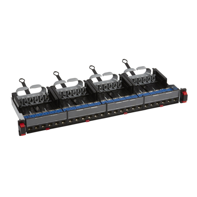 Panneau de Brassage 24 Port CAT6A STP 1U - LG033762