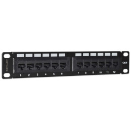 Panneau de Brassage 24 Ports RJ45 CAT 6 Equipe - ENS-PA24P6E