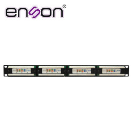Panneau de Brassage 24 Ports Rj45 CAT 5 Equipe - ENS-PA24P5E Panneau de Brassage 24 Ports Rj45 CAT 5 Equipe - ENS-PA24P5E