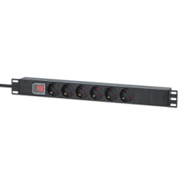 Multiprise Rackable 6 Prises Française pour Armoire