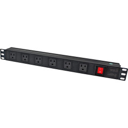 Multiprise Rackable 6 Prises Française pour Armoire