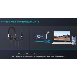 Micro Casque - Yealink UH38 Duo USB-A